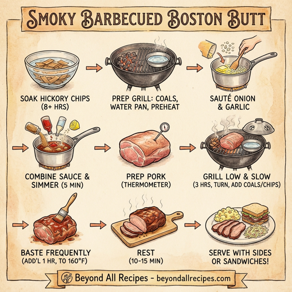 Smoky Barbecued Boston Butt instructions