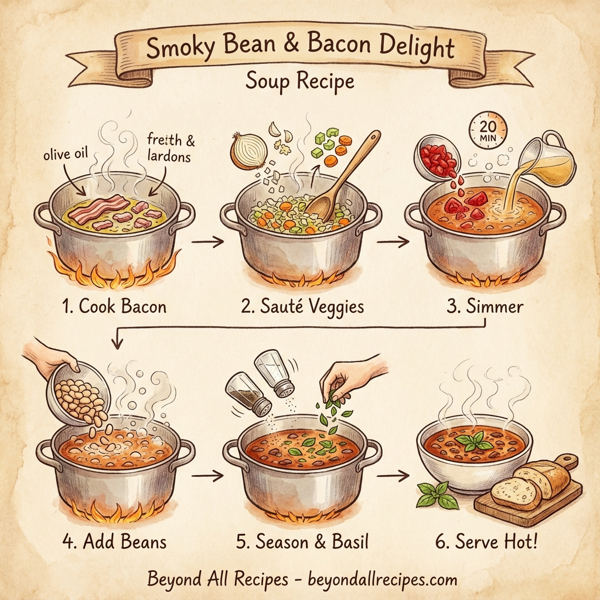 Smoky Bean & Bacon Delight Soup instructions