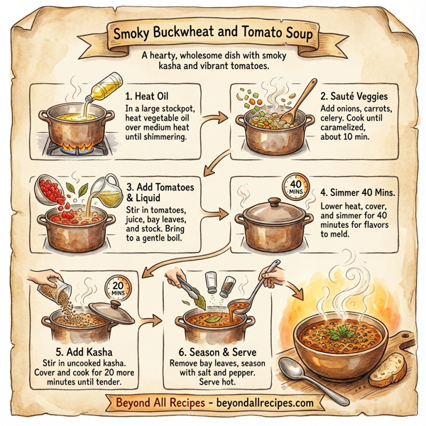 Smoky Buckwheat and Tomato Soup instructions