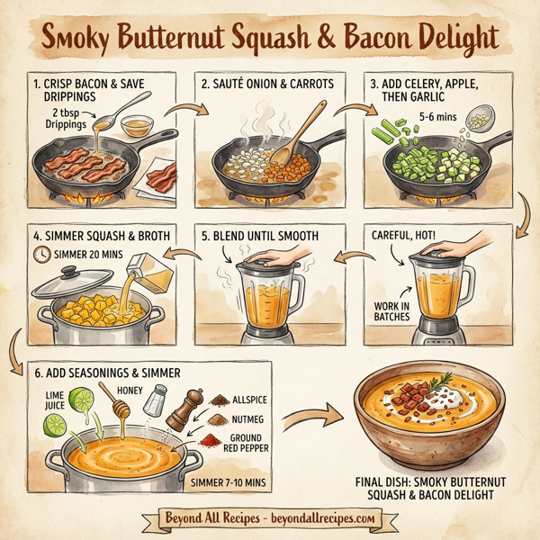 Smoky Butternut Squash & Bacon Delight instructions