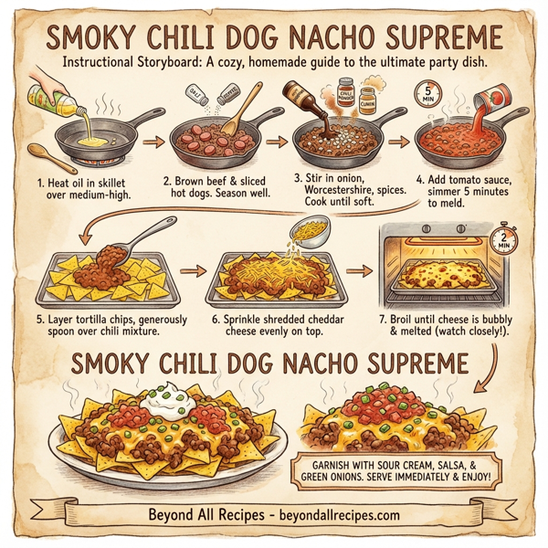 Smoky Chili Dog Nacho Supreme instructions