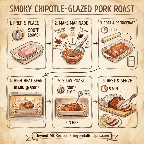 Smoky Chipotle-Glazed Pork Roast instructions