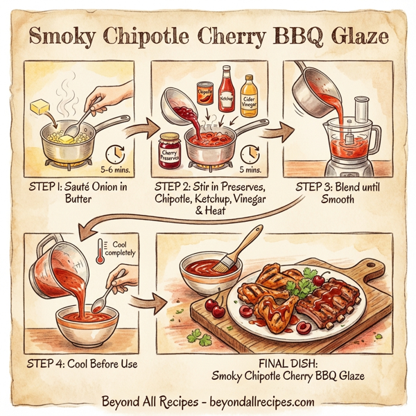 Smoky Chipotle Cherry BBQ Glaze instructions