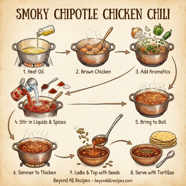 Smoky Chipotle Chicken Chili instructions