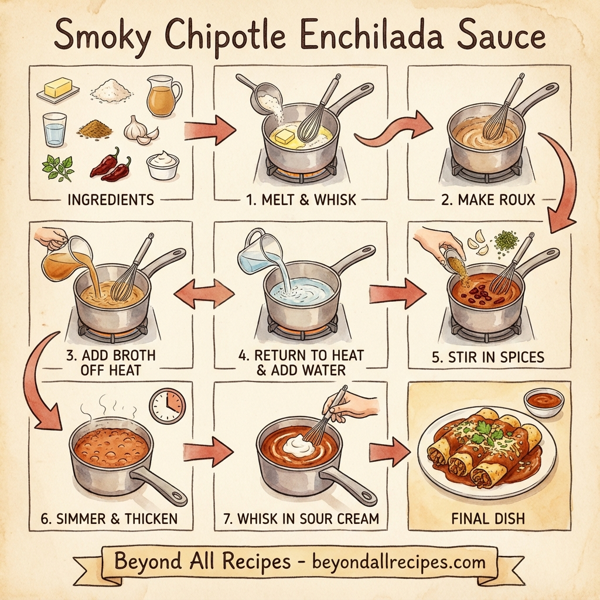 Smoky Chipotle Enchilada Sauce instructions