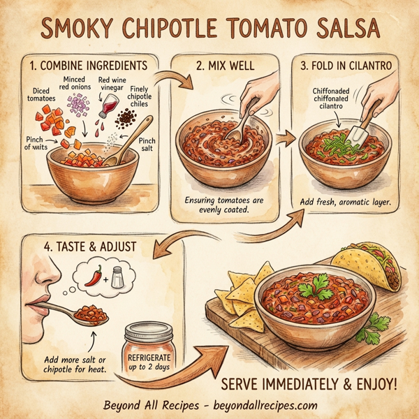 Smoky Chipotle Tomato Salsa instructions