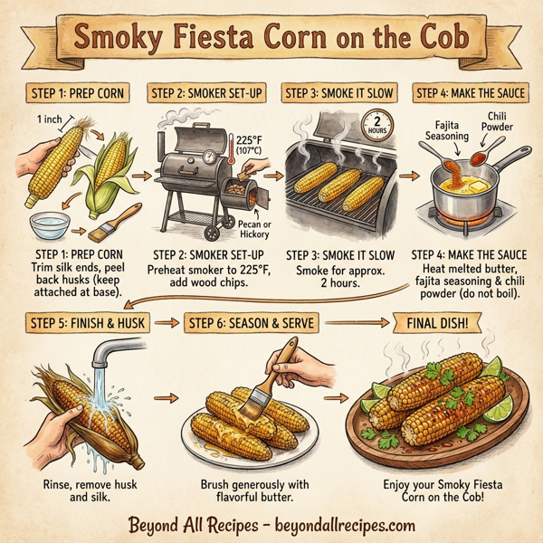 Smoky Fiesta Corn on the Cob instructions