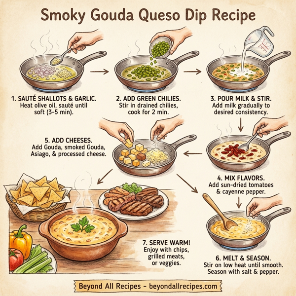 Smoky Gouda Queso Dip instructions