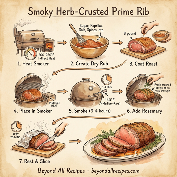 Smoky Herb-Crusted Prime Rib instructions