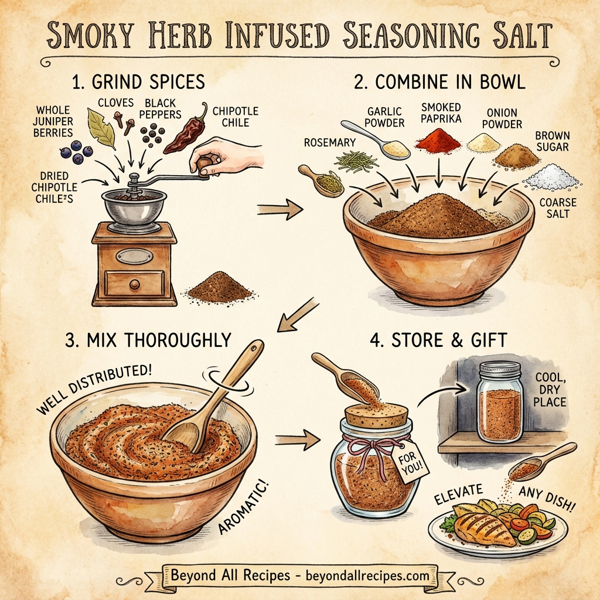 Smoky Herb Infused Seasoning Salt instructions