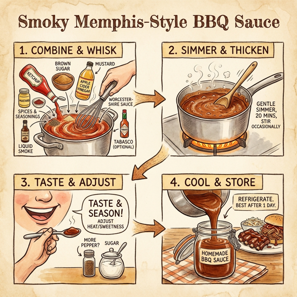 Smoky Memphis-Style BBQ Sauce instructions