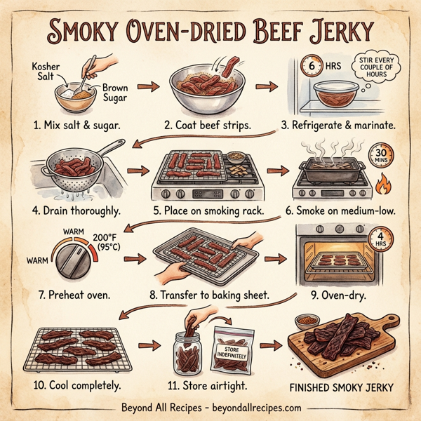 Smoky Oven-Dried Beef Jerky instructions