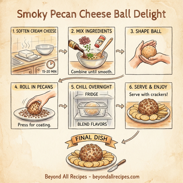 Smoky Pecan Cheese Ball Delight instructions