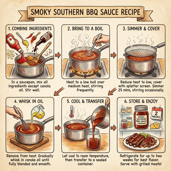 Smoky Southern BBQ Sauce instructions