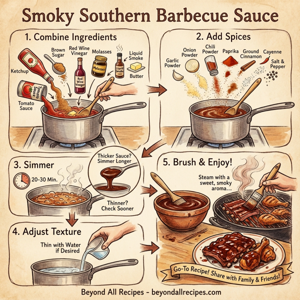 Smoky Southern Barbecue Sauce instructions
