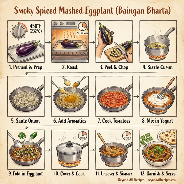 Smoky Spiced Mashed Eggplant instructions