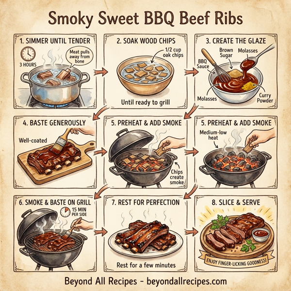 Smoky Sweet BBQ Beef Ribs instructions