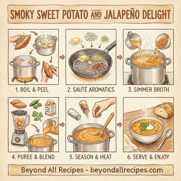 Smoky Sweet Potato and Jalapeño Delight instructions