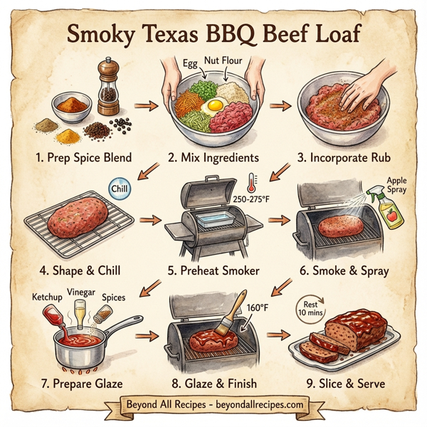 Smoky Texas BBQ Beef Loaf instructions