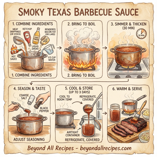 Smoky Texas Barbecue Sauce instructions