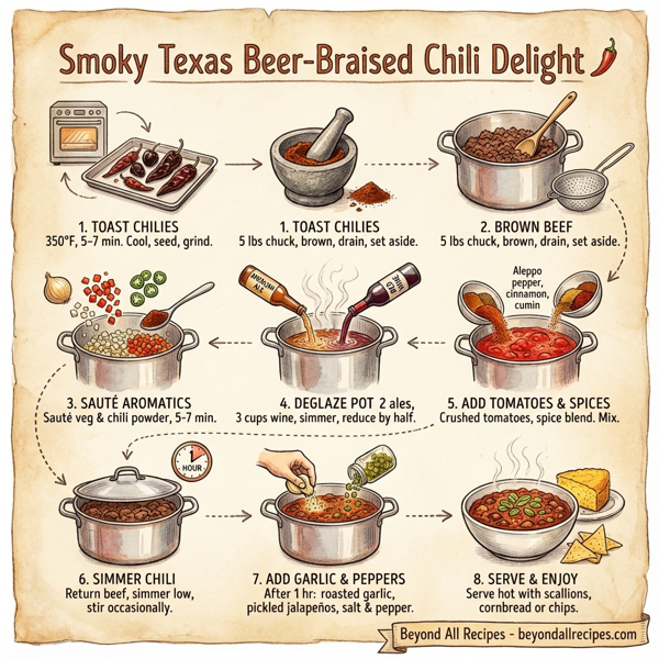 Smoky Texas Beer-Braised Chili Delight instructions