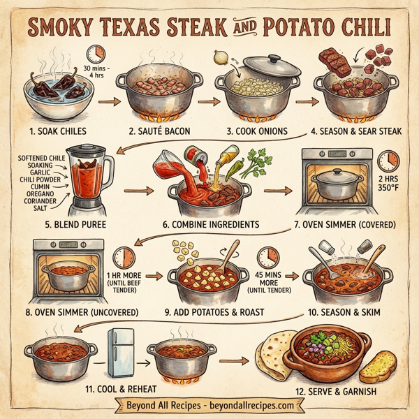 Smoky Texas Steak and Potato Chili instructions