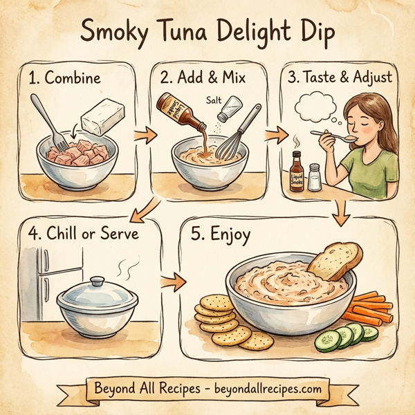 Smoky Tuna Delight Dip instructions
