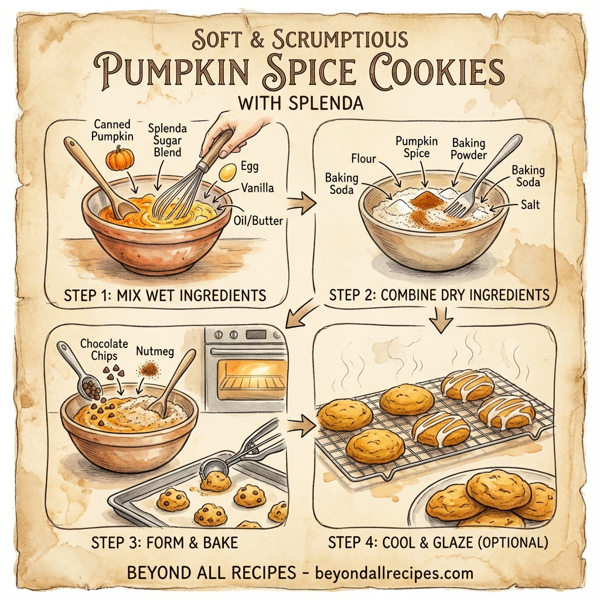 Soft & Scrumptious Pumpkin Spice Cookies with Splenda instructions