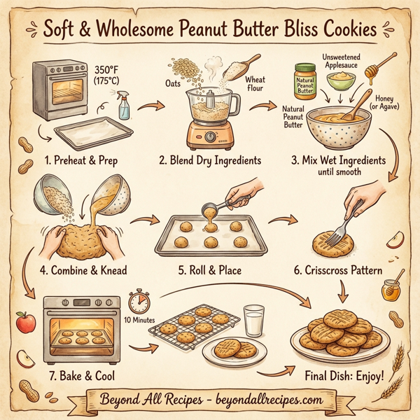 Soft & Wholesome Peanut Butter Bliss Cookies instructions