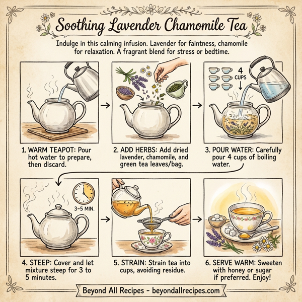 Soothing Lavender Chamomile Tea instructions