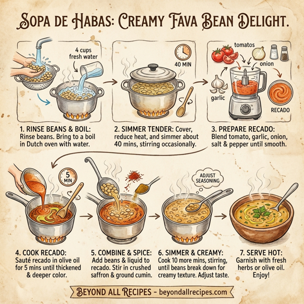 Sopa de Habas: Creamy Fava Bean Delight instructions
