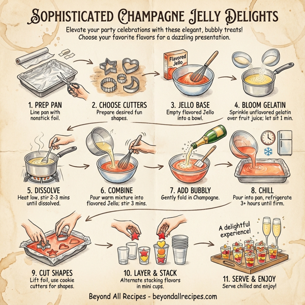 Sophisticated Champagne Jelly Delights instructions