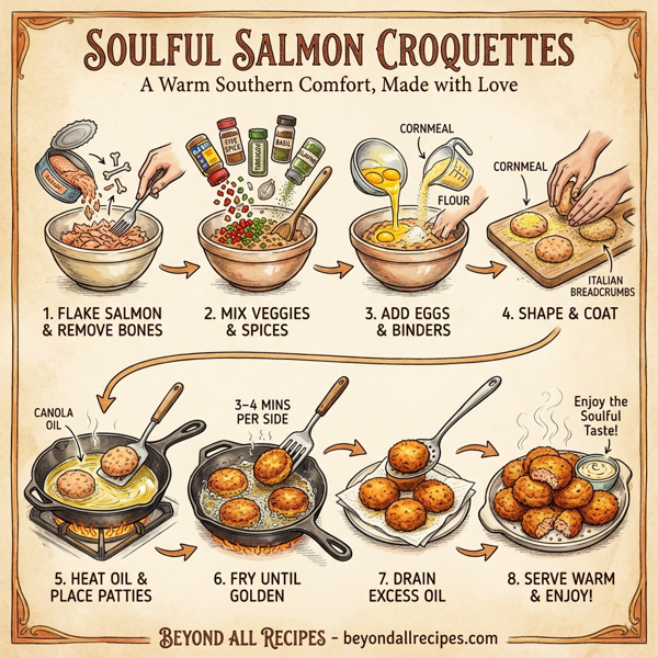 Soulful Salmon Croquettes instructions