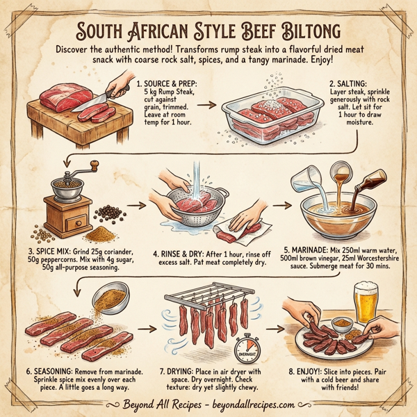 South African Style Beef Biltong instructions