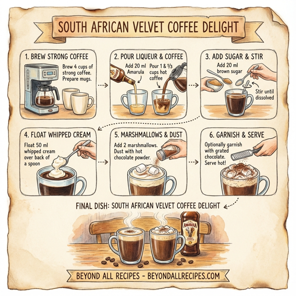 South African Velvet Coffee Delight instructions