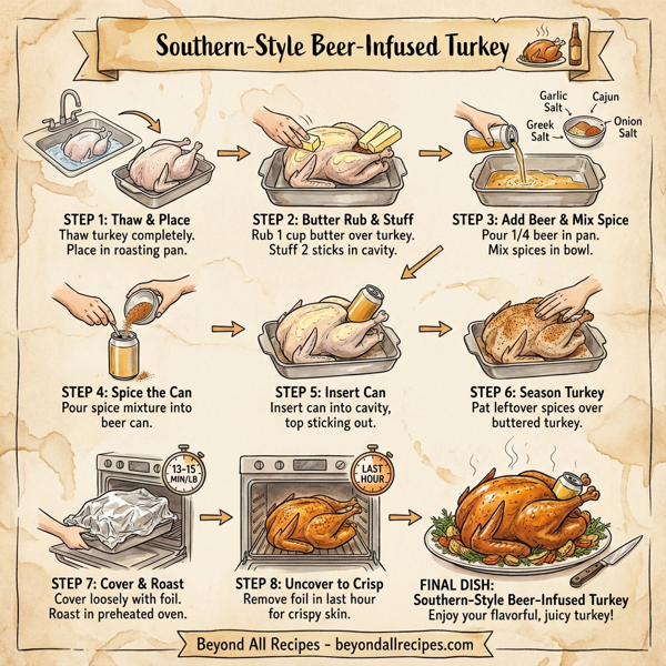 Southern-Style Beer-Infused Turkey instructions