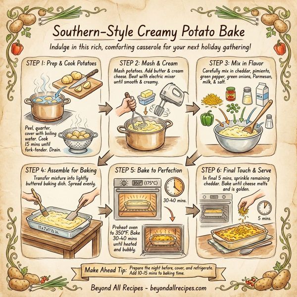 Southern-Style Creamy Potato Bake instructions