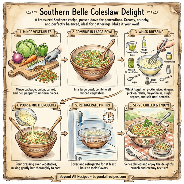 Southern Belle Coleslaw Delight instructions
