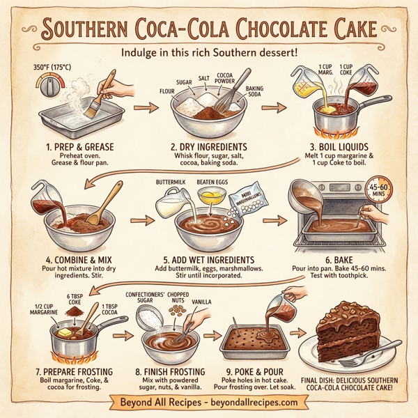 Southern Coca-Cola Chocolate Cake instructions