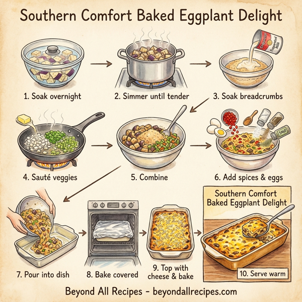 Southern Comfort Baked Eggplant Delight instructions