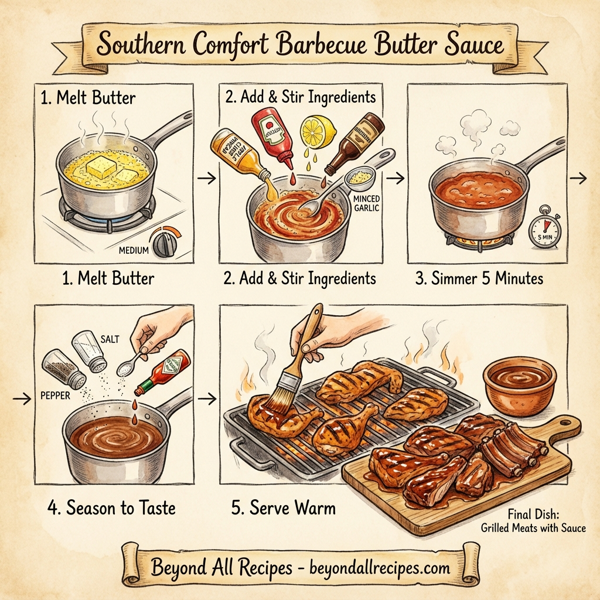 Southern Comfort Barbecue Butter Sauce instructions