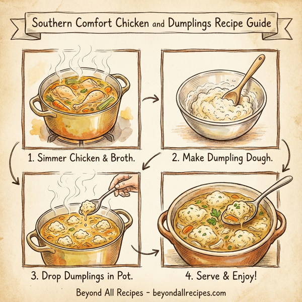 Southern Comfort Chicken and Dumplings instructions