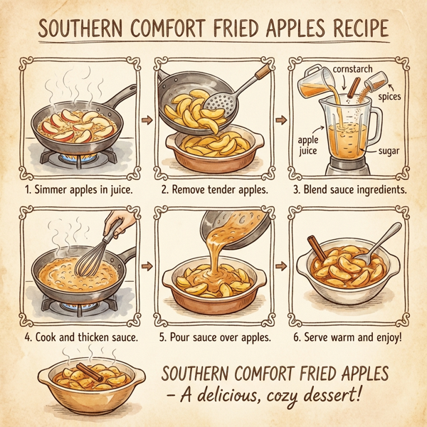 Southern Comfort Fried Apples instructions