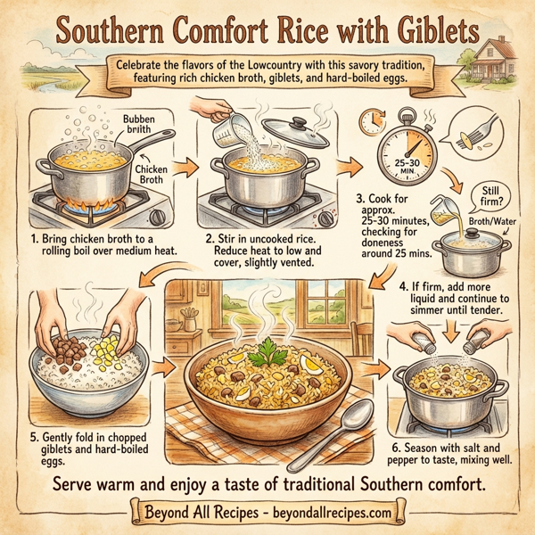 Southern Comfort Rice with Giblets instructions