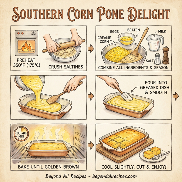 Southern Corn Pone Delight instructions