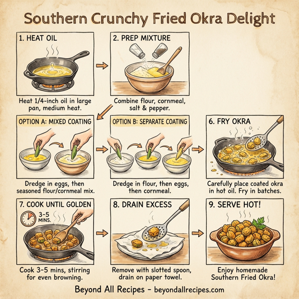 Southern Crunchy Fried Okra Delight instructions