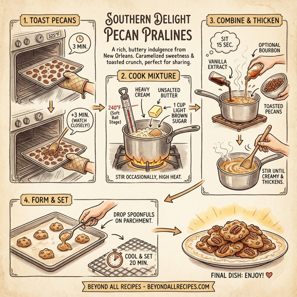 Southern Delight Pecan Pralines instructions