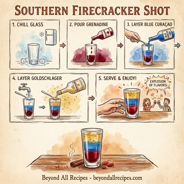 Southern Firecracker Shot instructions