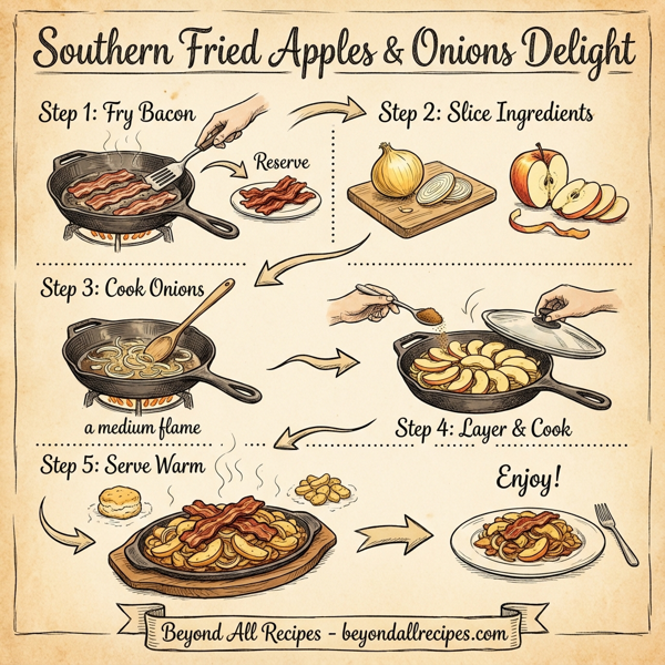 Southern Fried Apples and Onions Delight instructions