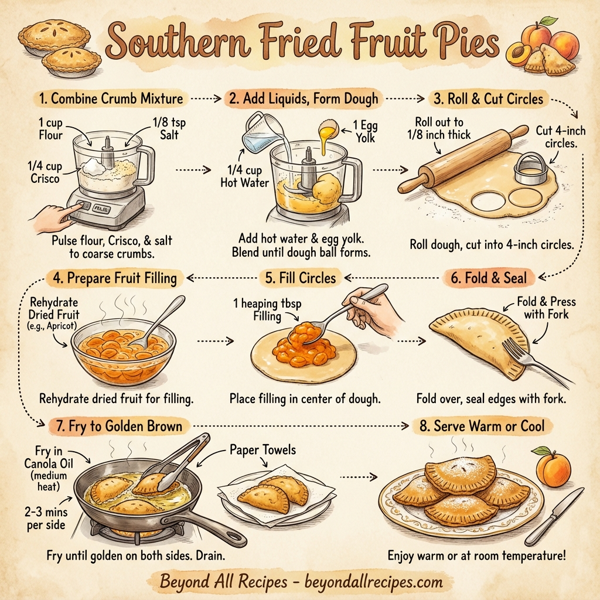 Southern Fried Fruit Pies instructions